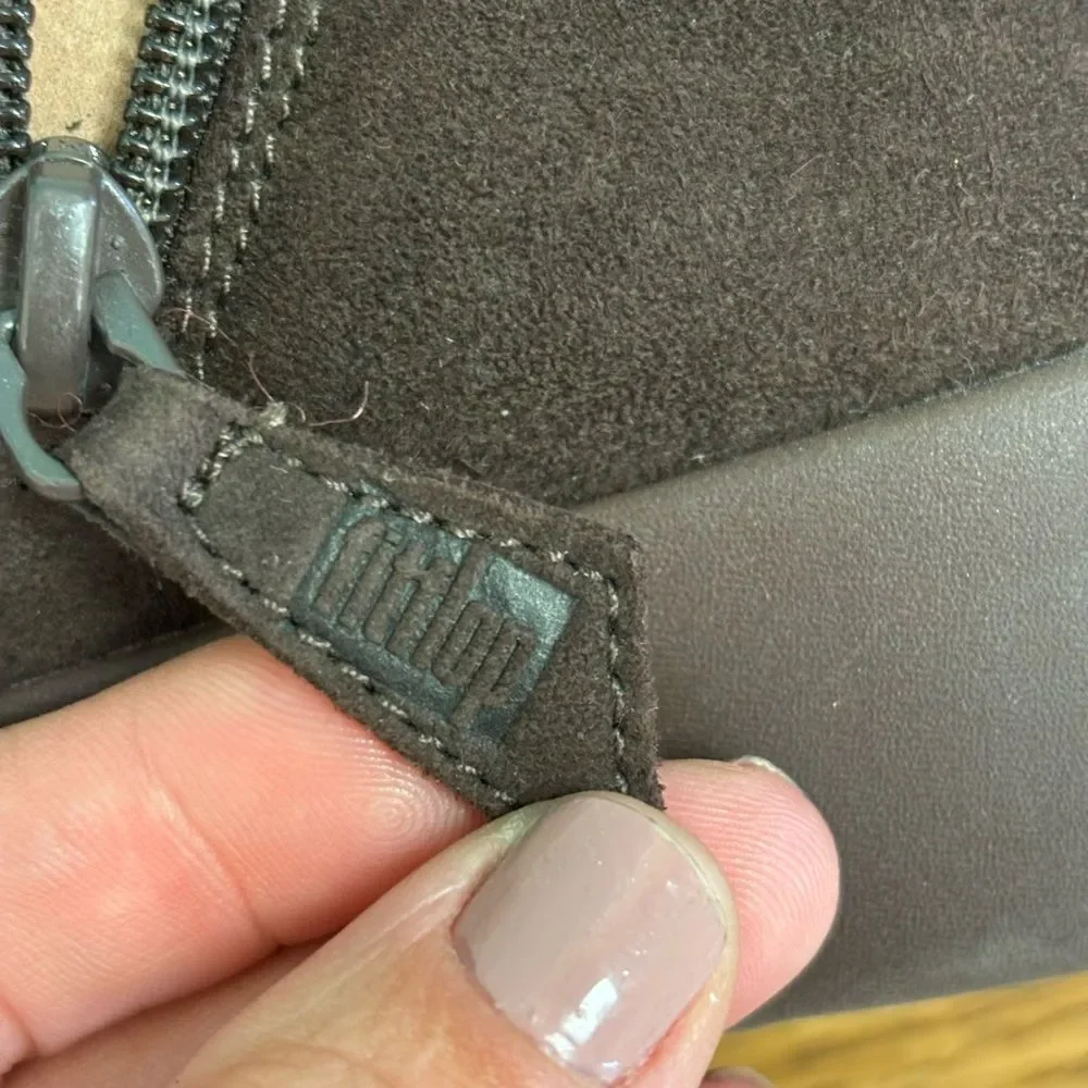 Stylish Brown Light Weight Ankle Boots by Fitflop